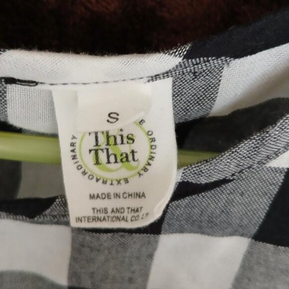 This & That brand, Buffalo Plaid Dress - Picture 2 of 5